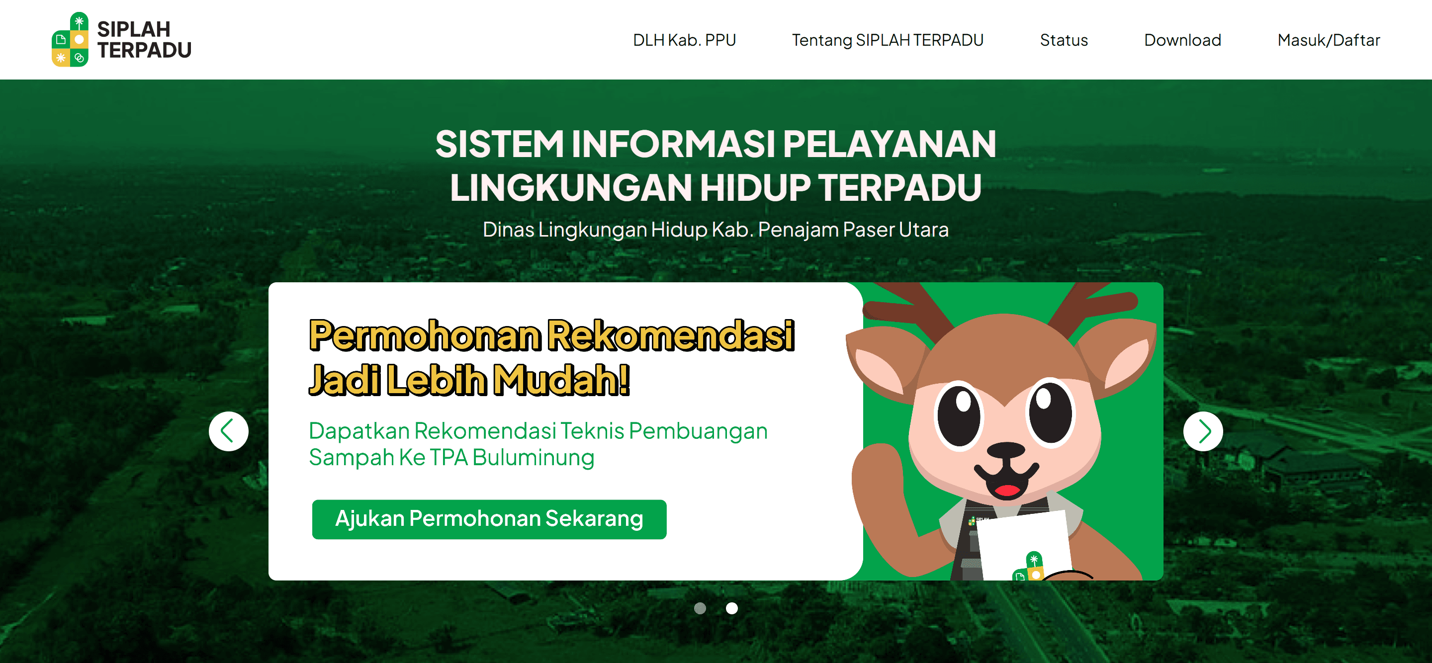 Siplah Terpadu Home Page